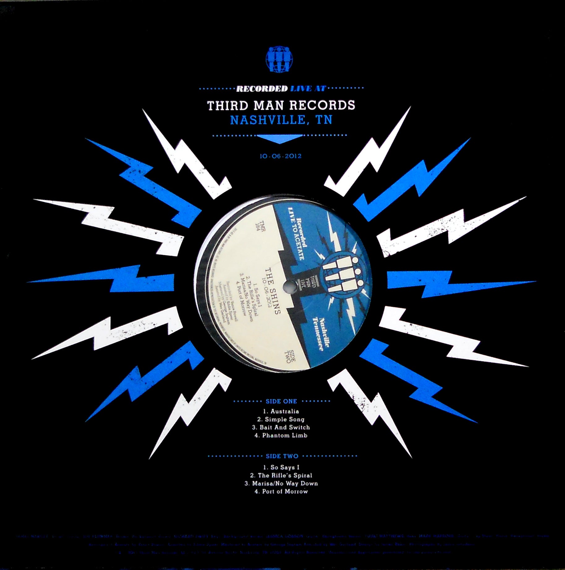 shins live at third amn records lp